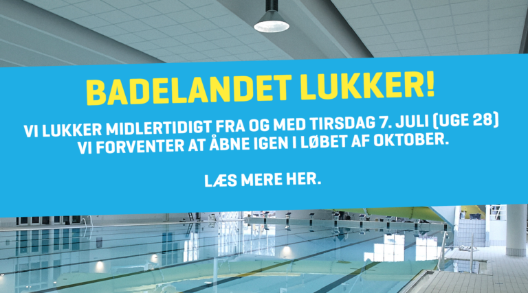 KCS Badeland lukker midlertidigt